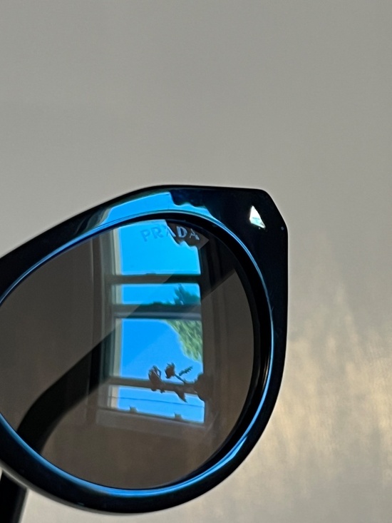 Prada sunglasses with the iconic metal plaque main image 5